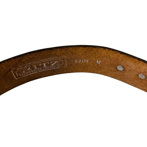 The Ritz Accessories Collection Women’s Light Brown Leather Belt - Picture 7 of 11